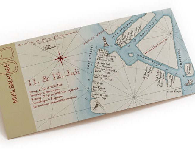 Postkarte für die Mühlbachtage 2008