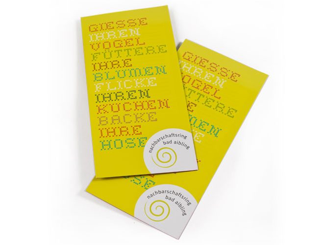 Folder für den Nachbarschaftsring Bad Aibling