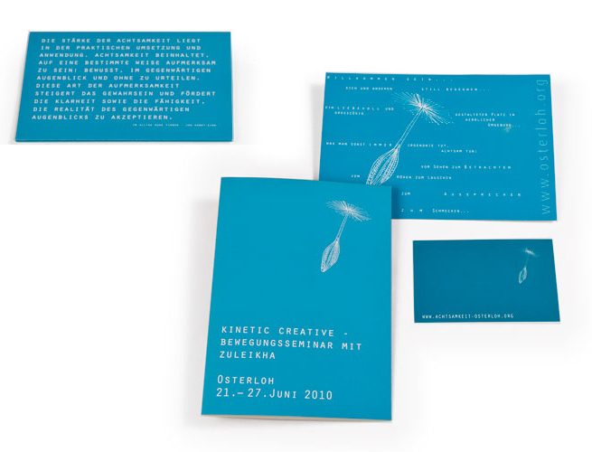 Infomaterial für den Verein für Achtsamkeit in Osterloh e.V.