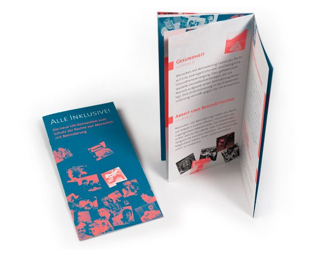 Broschüre für die vif Vereinigung Integrationsförderung e.V.